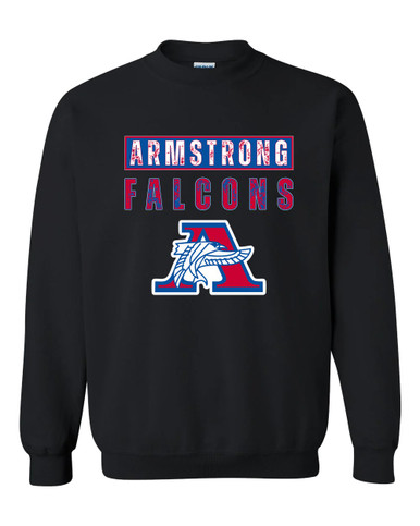 Armstrong Falcons Mascot #9 Men's Sweatshirt