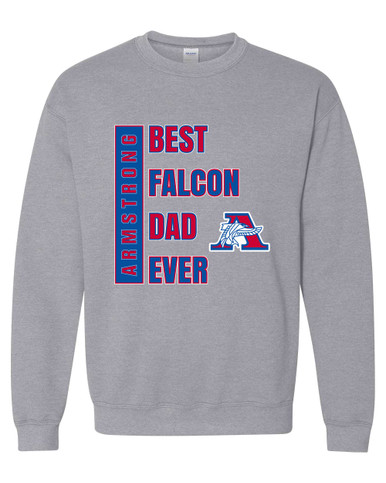 Armstrong Falcons Best Falcon Dad Men's Sweatshirt