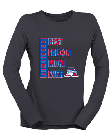 Armstrong Falcons Best Falcon Mom Women's LS T-Shirt