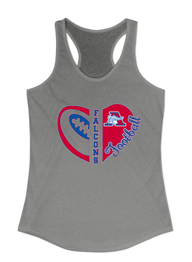 Armstrong Falcons Heart Football Women's Tank Top