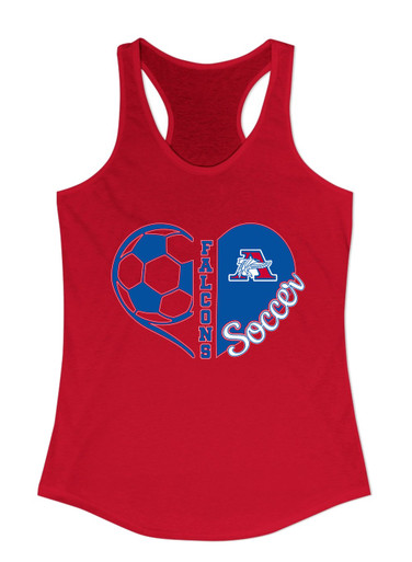Armstrong Falcons Heart Soccer Women's Tank Top