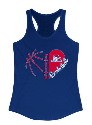 Armstrong Falcons Heart Basketball Women's Tank Top