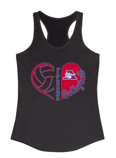 Armstrong Falcons Heart Volleyball Women's Tank Top