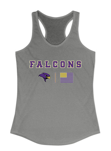 Timber Creek Falcons Team Colors Flag Women's Tank Top