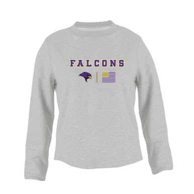 Timber Creek Falcons Team Colors Flag Women's Sweatshirt