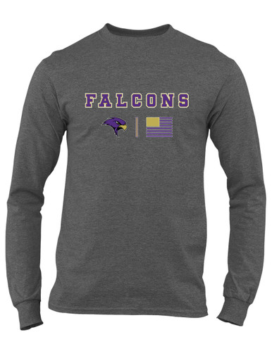 Timber Creek Falcons Team Colors Flag Men's Premium LS T-Shirt