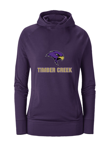 Timber Creek Falcons Mascot #2 Women's Hoodie
