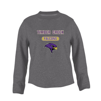 Timber Creek Falcons Mascot #3 Women's Sweatshirt