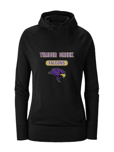 Timber Creek Falcons Mascot #3 Women's Hoodie
