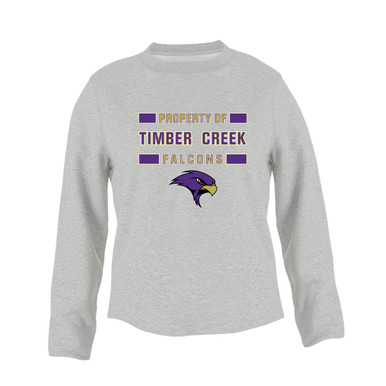 Timber Creek Falcons Property Of Women's Sweatshirt