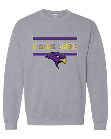 Timber Creek Falcons Mascot #4 Men's Sweatshirt