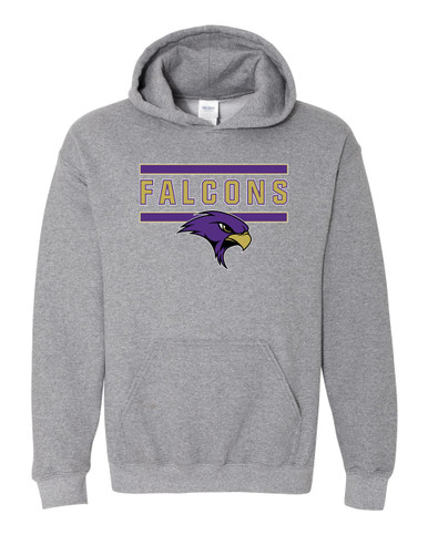 Timber Creek Falcons Mascot #5 Men's Hoodie