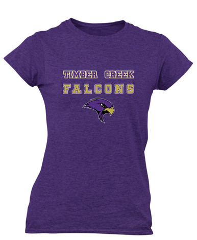 Timber Creek Falcons Spirit Women's Premium SS T-Shirt