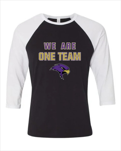 Timber Creek Falcons We Are One Team Men's Baseball T-Shirt