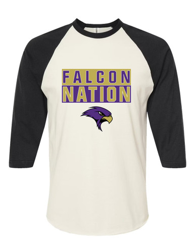 Timber Creek Falcons Nation #1 Men's Baseball T-Shirt