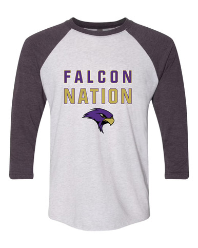 Timber Creek Falcons Nation #2 Men's Baseball T-Shirt