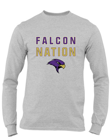 Timber Creek Falcons Nation #2 Men's LS T-Shirt