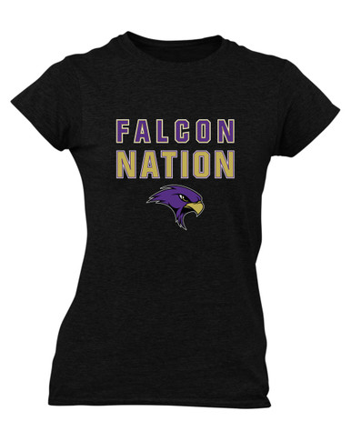 Timber Creek Falcons Nation #2 Women's Premium SS T-Shirt