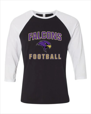 Timber Creek Falcons Football #1 Men's Baseball T-Shirt