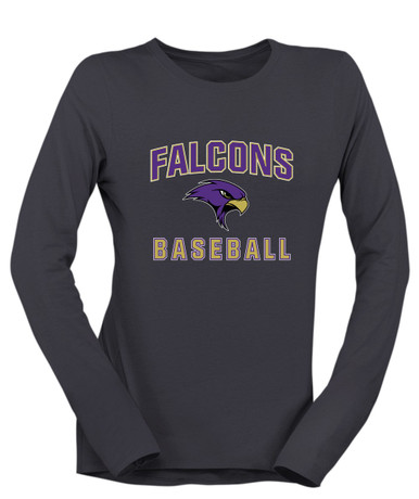 Timber Creek Falcons Baseball #1 Women's LS T-Shirt