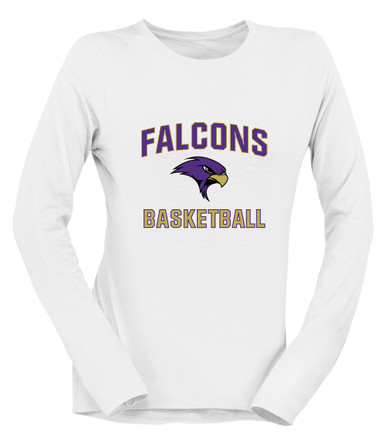 Timber Creek Falcons Basketball #1 Women's LS T-Shirt
