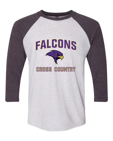 Timber Creek Falcons Cross Country Women's Baseball T-Shirt
