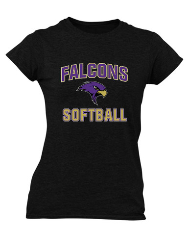 Timber Creek Falcons Softball #1 Women's Premium SS T-Shirt