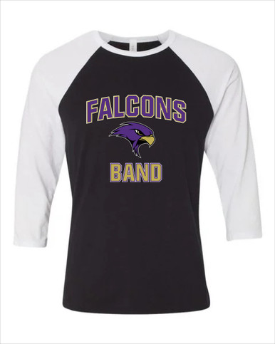 Timber Creek Falcons Band # 1 Men's Baseball T-Shirt