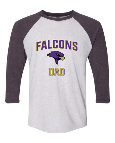 Timber Creek Falcons Dad Men's Baseball T-Shirt