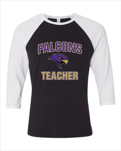 Timber Creek Falcons Teacher Women's Baseball T-Shirt