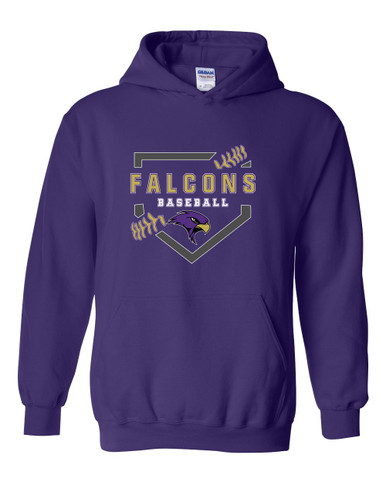Timber Creek Falcons Baseball #2 Men's Hoodie