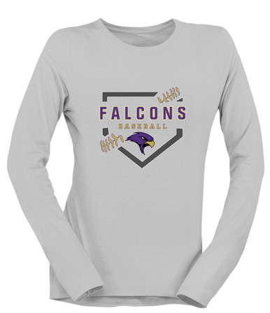 Timber Creek Falcons Baseball #2 Women's LS T-Shirt