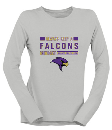 Timber Creek Falcons Mindset Women's Premium LS T-Shirt
