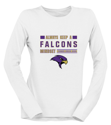 Timber Creek Falcons Mindset Women's LS T-Shirt