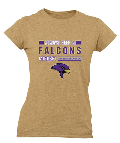 Timber Creek Falcons Mindset Women's Premium SS T-Shirt