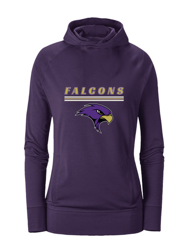 Timber Creek Falcons Mascot #8 Women's Hoodie