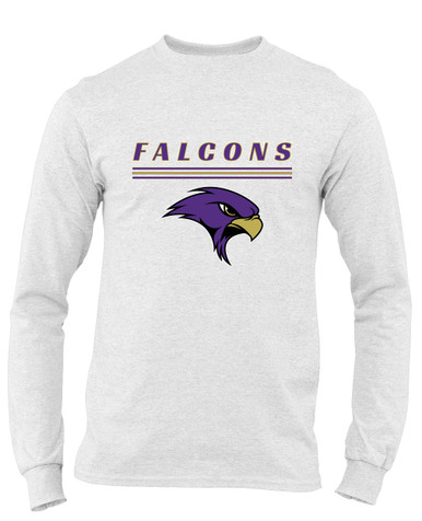 Timber Creek Falcons Mascot #8 Men's Premium LS T-Shirt