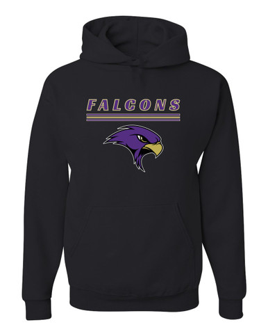 Timber Creek Falcons Mascot #8 Men's Premium Hoodie
