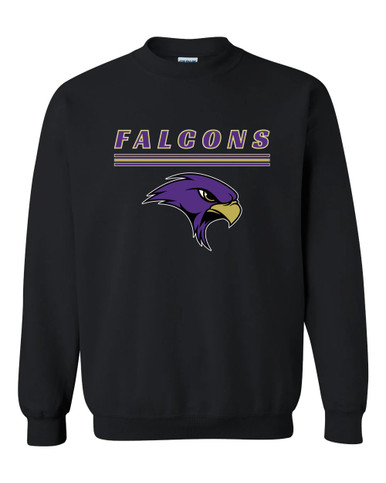 Timber Creek Falcons Mascot #8 Men's Sweatshirt