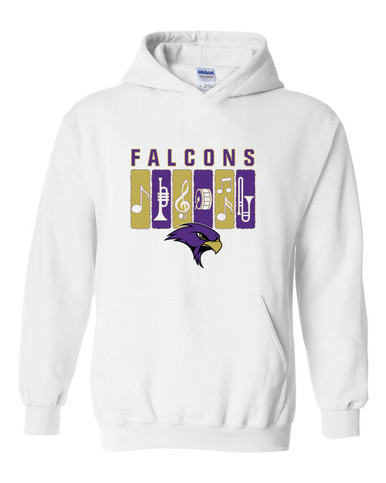 Timber Creek Falcons Band # 2 Men's Hoodie