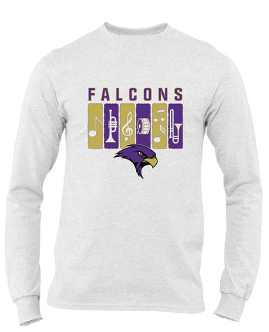 Timber Creek Falcons Band # 2 Men's LS T-Shirt