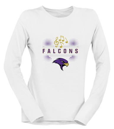 Timber Creek Falcons Band # 3 Women's LS T-Shirt
