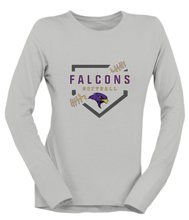 Timber Creek Falcons Softball #2 Women's Premium LS T-Shirt