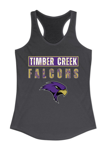 Timber Creek Falcons Mascot #9 Women's Tank Top