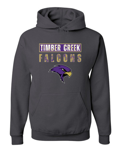 Timber Creek Falcons Mascot #9 Men's Premium Hoodie