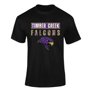Timber Creek Falcons Mascot #9 Men's Premium SS T-Shirt