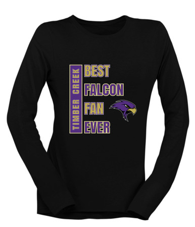 Timber Creek Falcons Best Falcon Fan Women's Premium LS T-Shirt