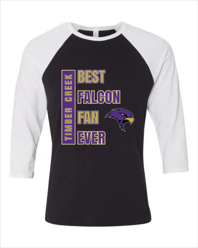 Timber Creek Falcons Best Falcon Fan Women's Baseball T-Shirt