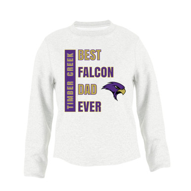 Timber Creek Falcons Best Falcon Dad Men's Sweatshirt