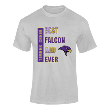 Timber Creek Falcons Best Falcon Dad Men's SS T-Shirt